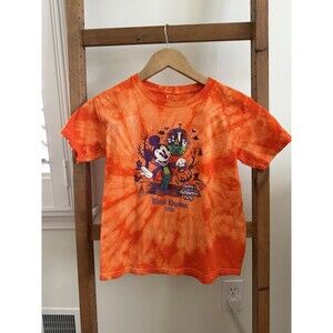 2023 Disney Parks Mickey’s Not So Scary Halloween Party Glow YOUTH Shirt M